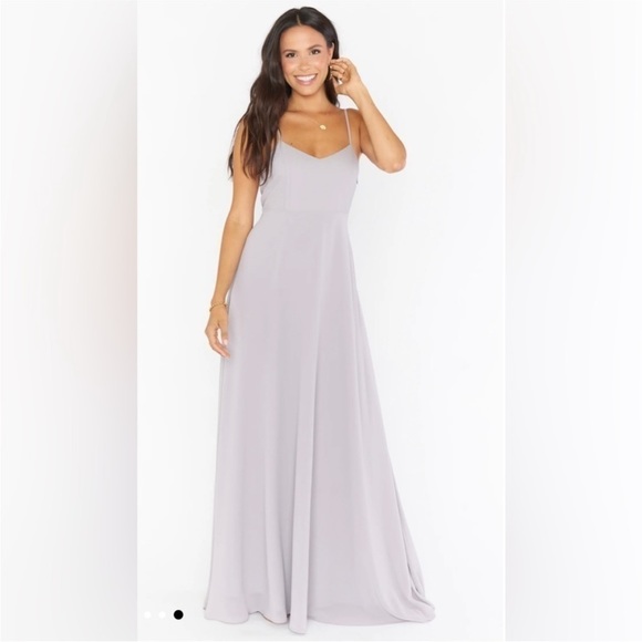 Show Me Your MuMu Dresses & Skirts - Show Me Your Mumu Faith Maxi Bridesmaids Dress Dove Gray Large